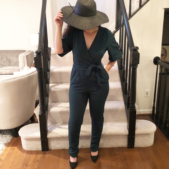 Spense Pants - NWT Spense jumpsuit green w faux pearls Sz 8